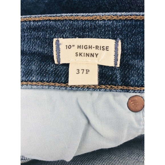Madewell Women's Petite 10" High-Rise Skinny Wendover Size 37P MA624 - Picture 8 of 9